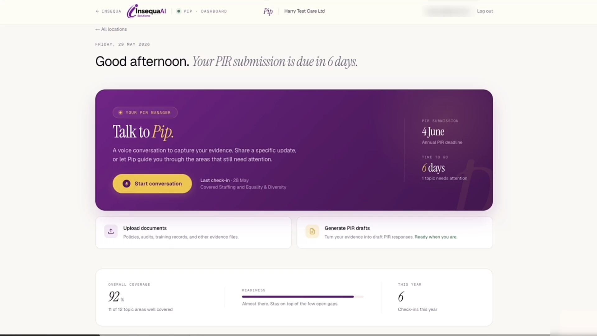 Pip product runthrough